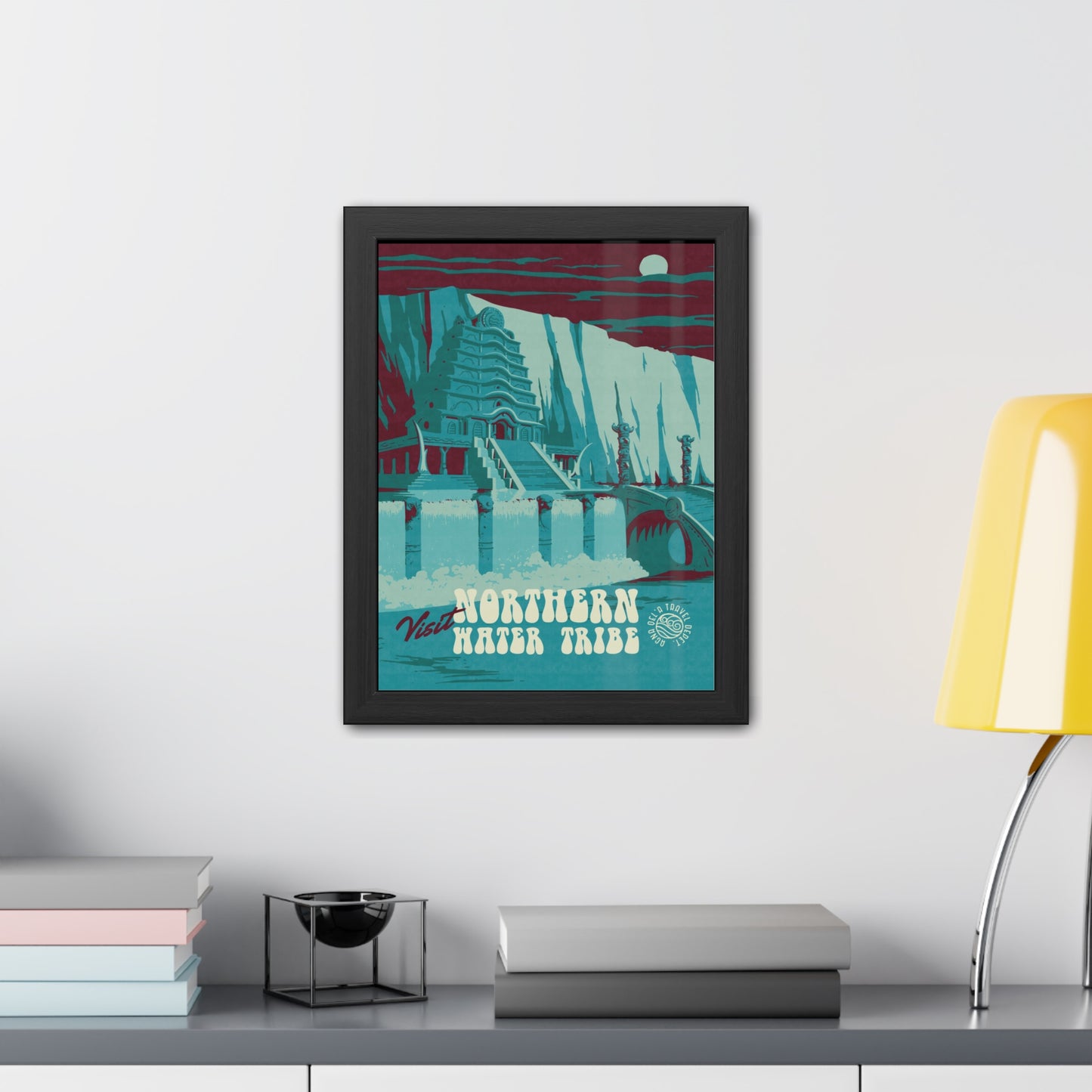Visit Northern Water Tribe Travel Poster (Framed)