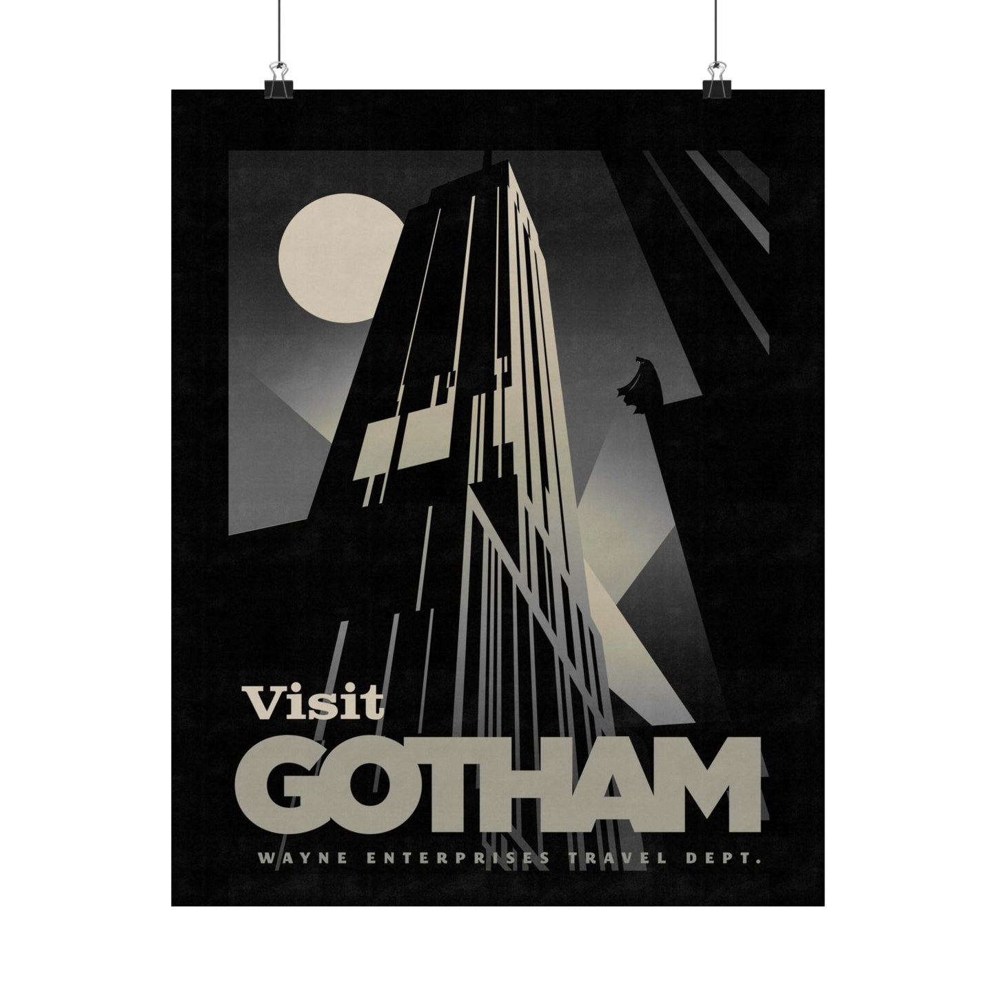 Visit Gotham Travel Poster