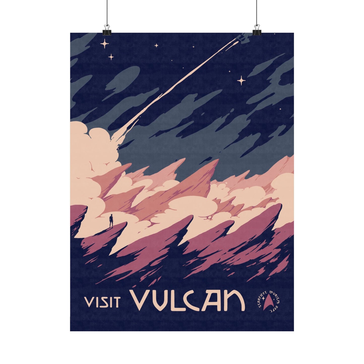 Visit Vulcan Travel Poster
