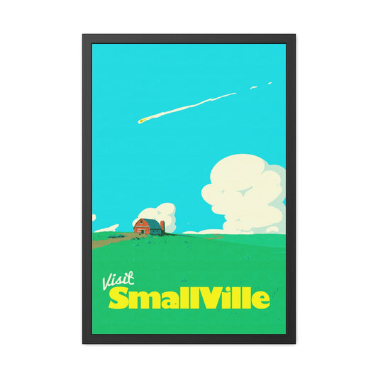 Visit Smallville Travel Poster (Framed)