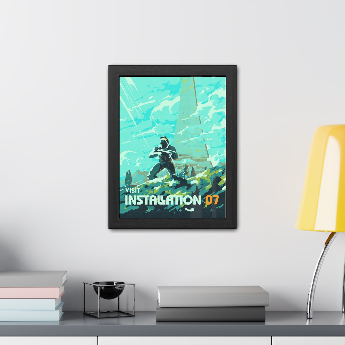 Visit Instalation 07 Travel Poster (Framed)