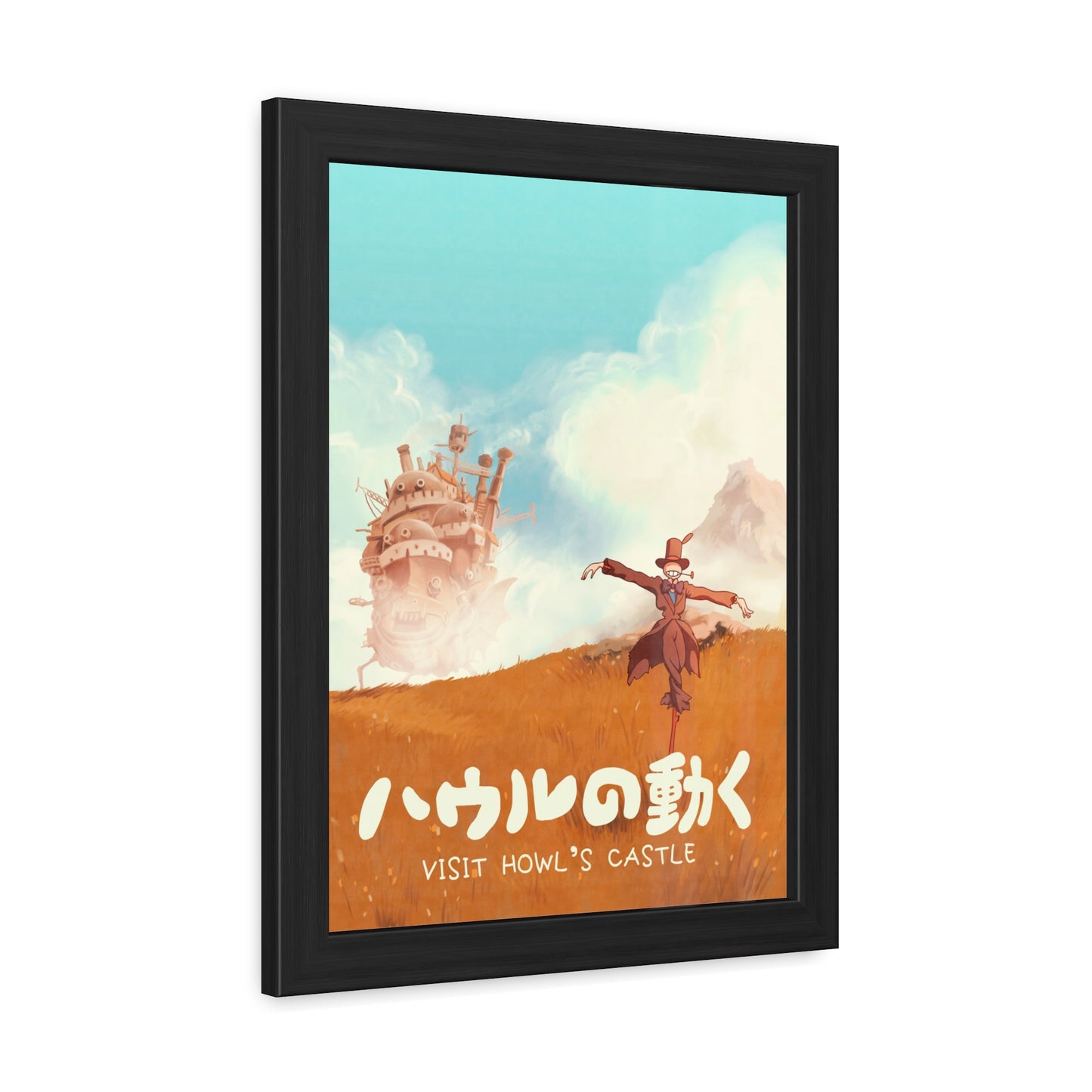 Visit Howls Castle Travel Poster (Framed)