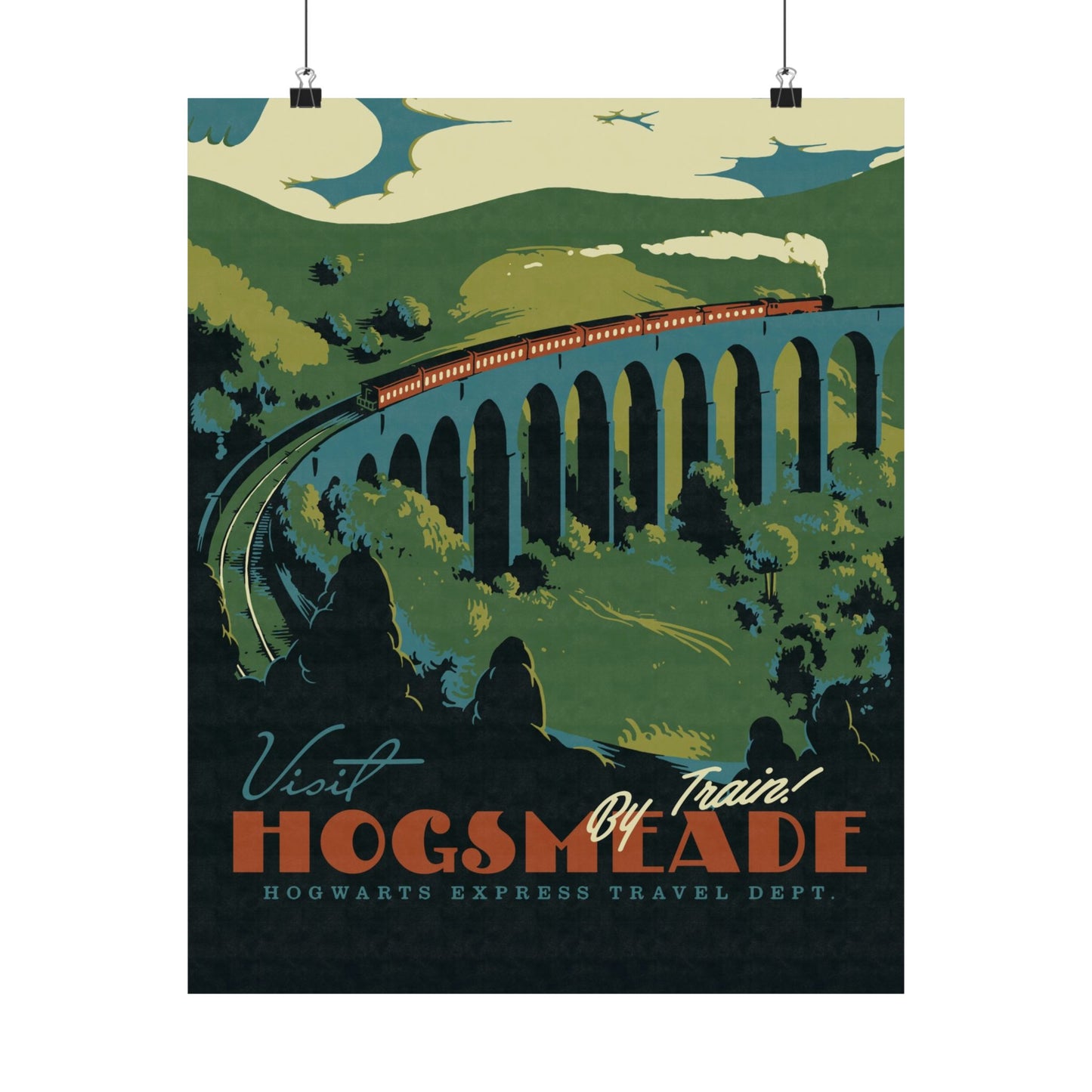 Visit Hogsmeade Travel Poster