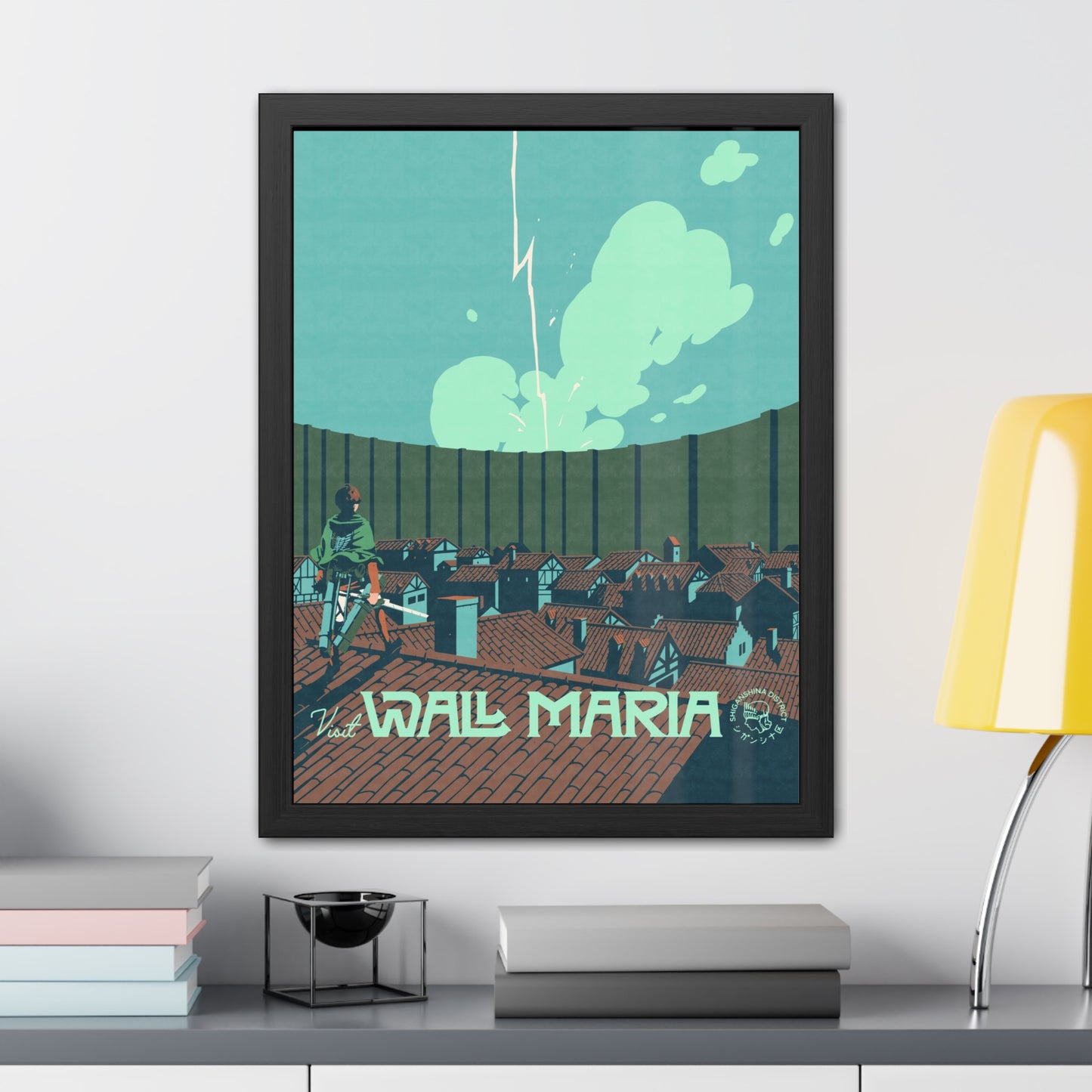 Visit Wall Maria Travel Poster (Framed)
