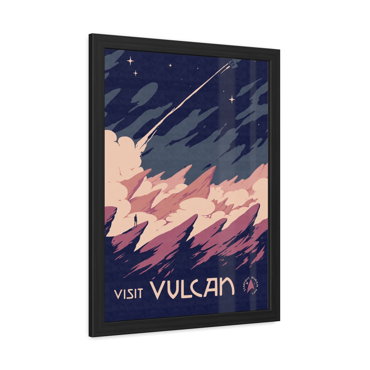 Visit Vulcan Travel Poster (Framed)