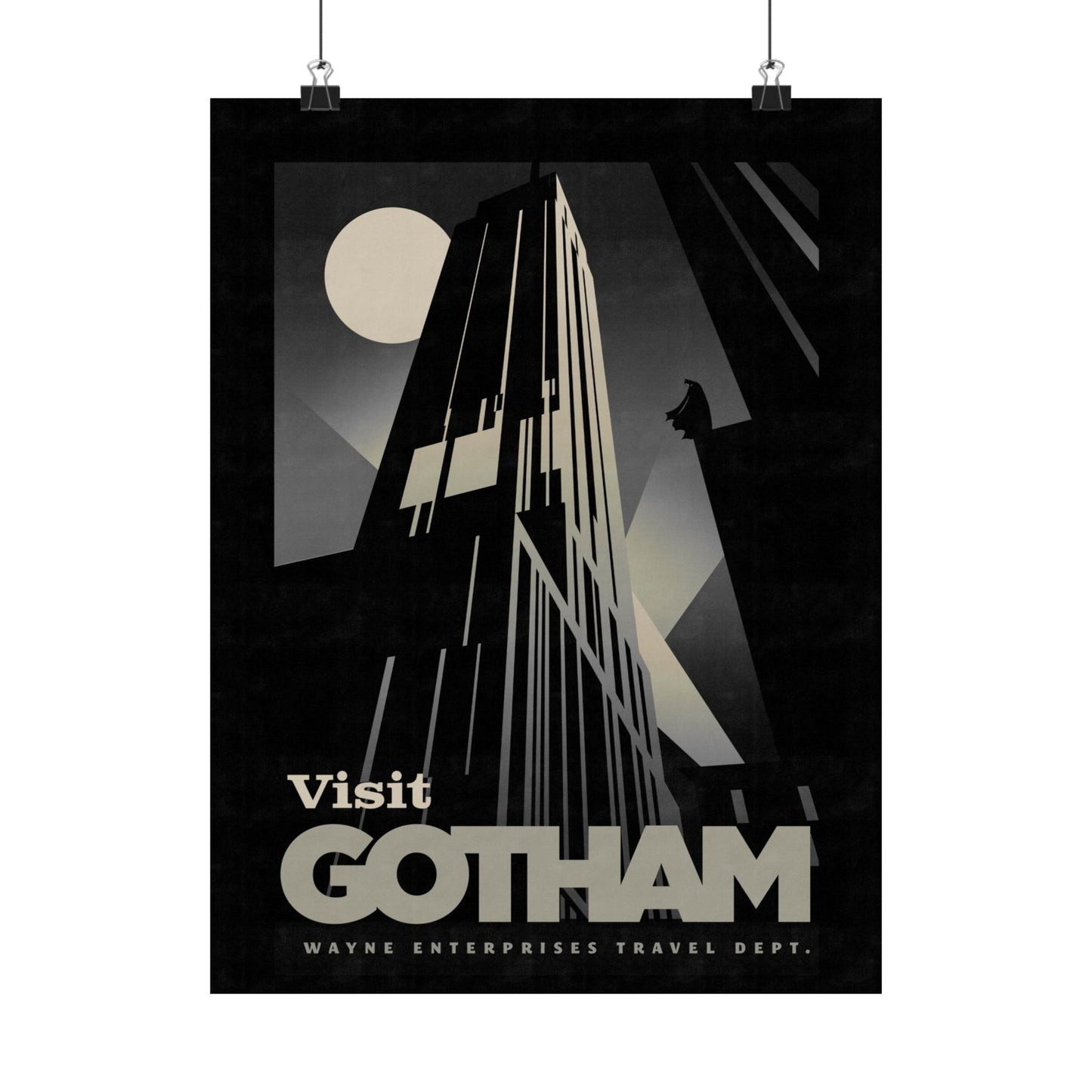 Visit Gotham Travel Poster