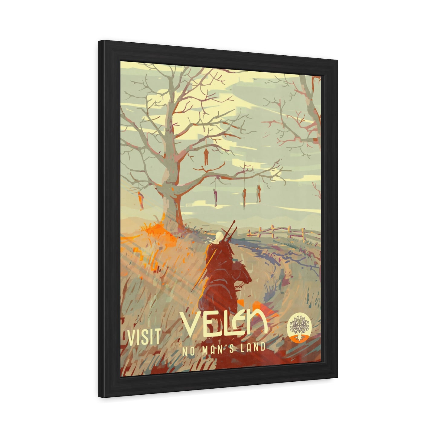 Visit Velen Travel Poster (Framed)
