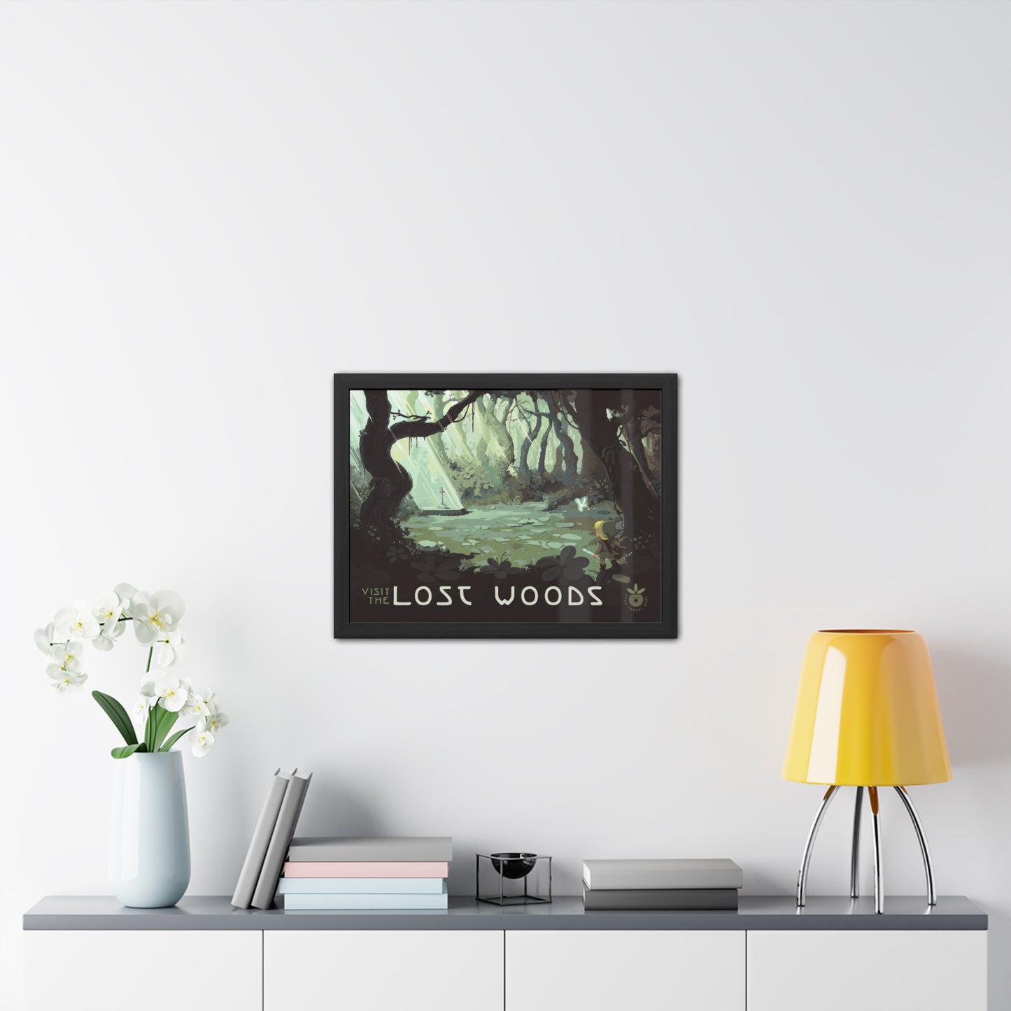 Visit Lost Woods Travel Poster (Framed)