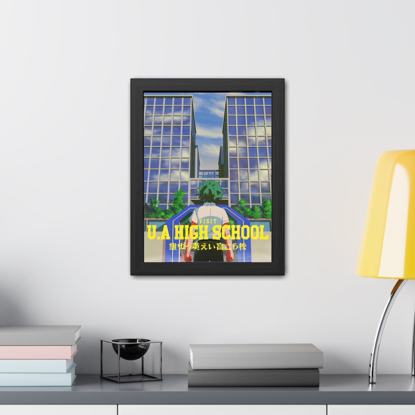 Visit UA High School Travel Poster (Framed)