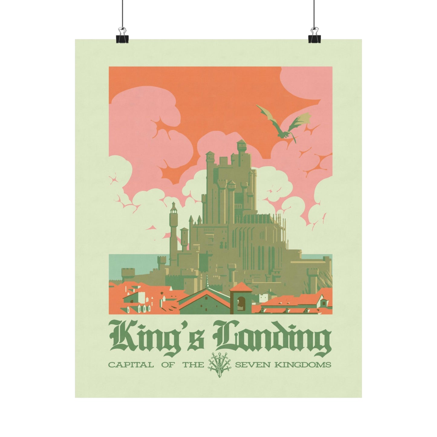 Visit Kings Landing Travel Poster