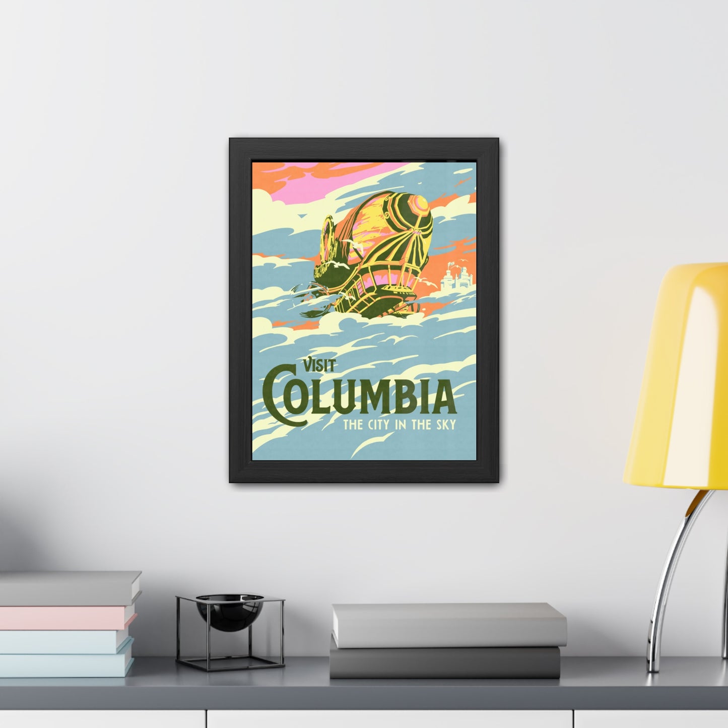 Visit Columbia Travel Poster (Framed)
