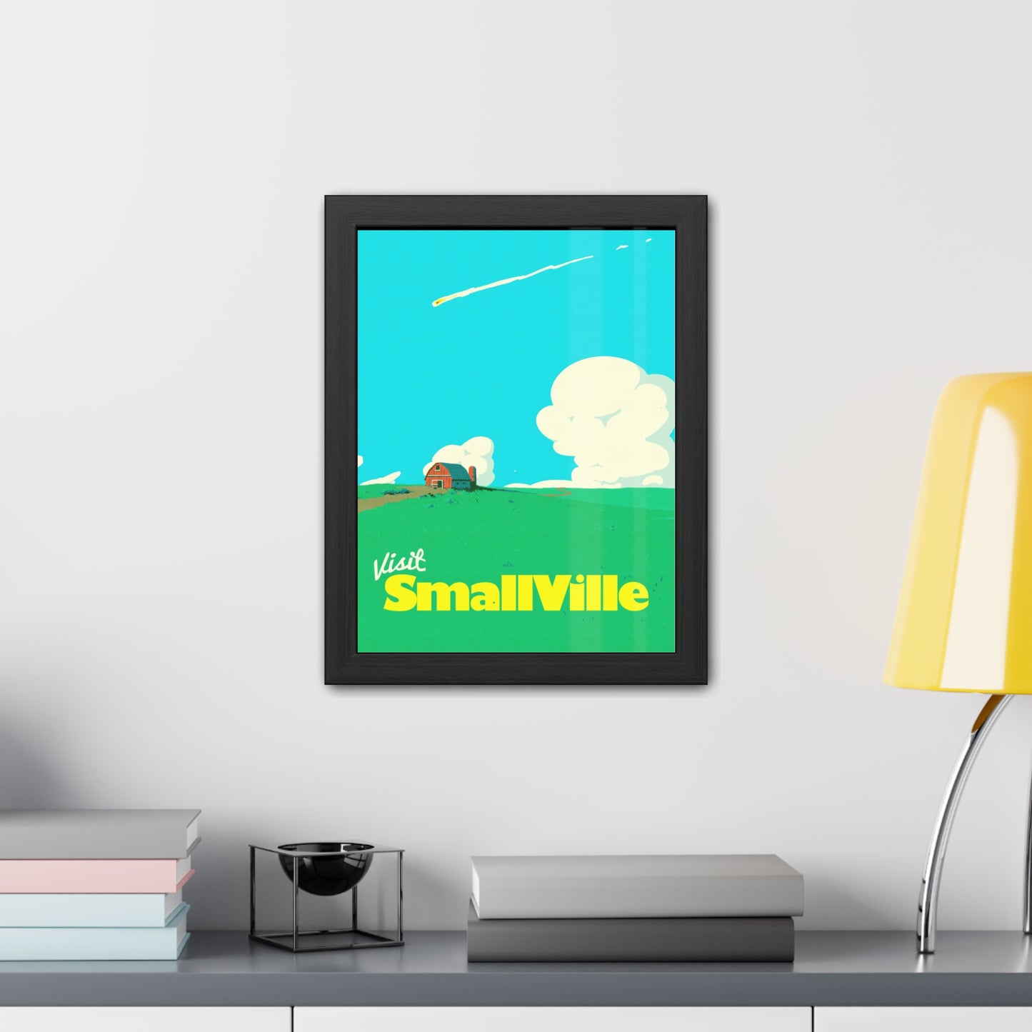 Visit Smallville Travel Poster (Framed)