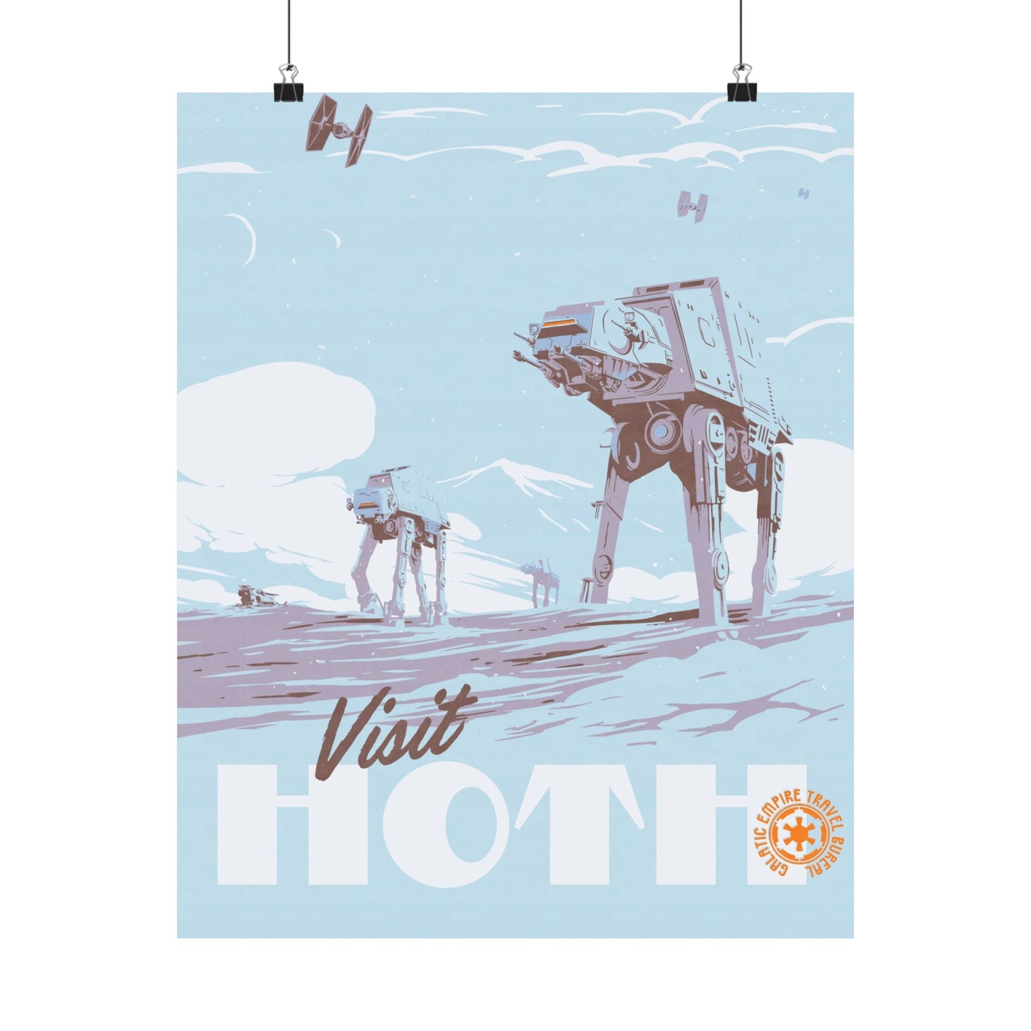 Visit Hoth Travel Poster