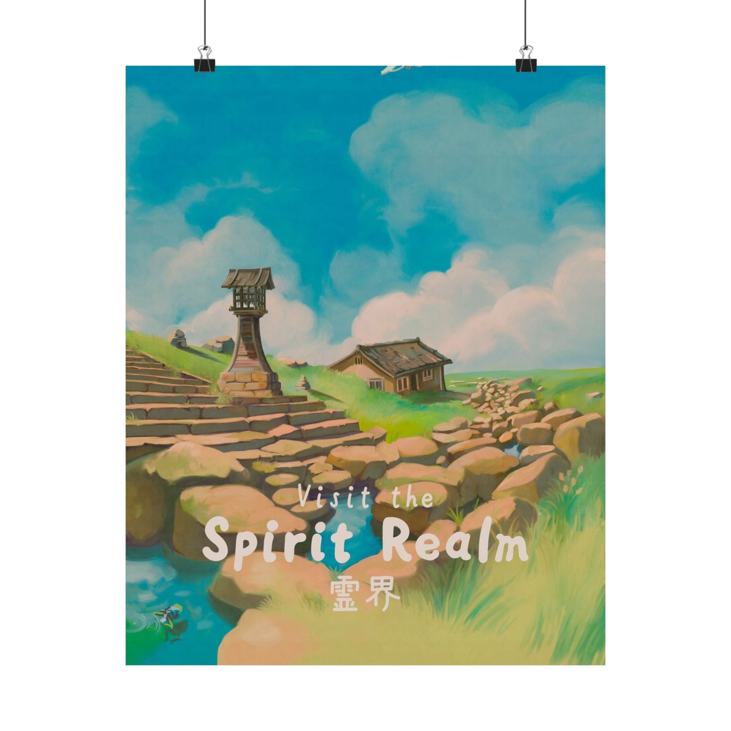 Visit Spirit Realm Travel Poster