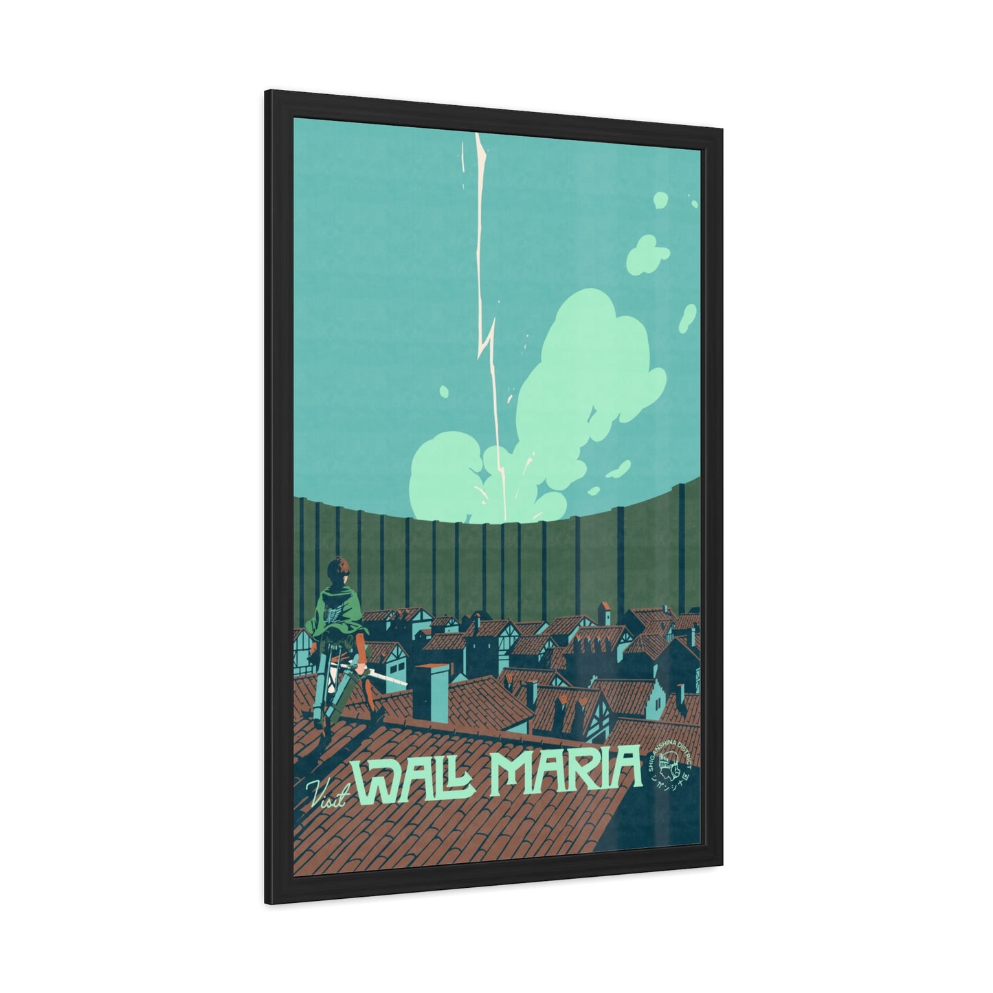 Visit Wall Maria Travel Poster (Framed)