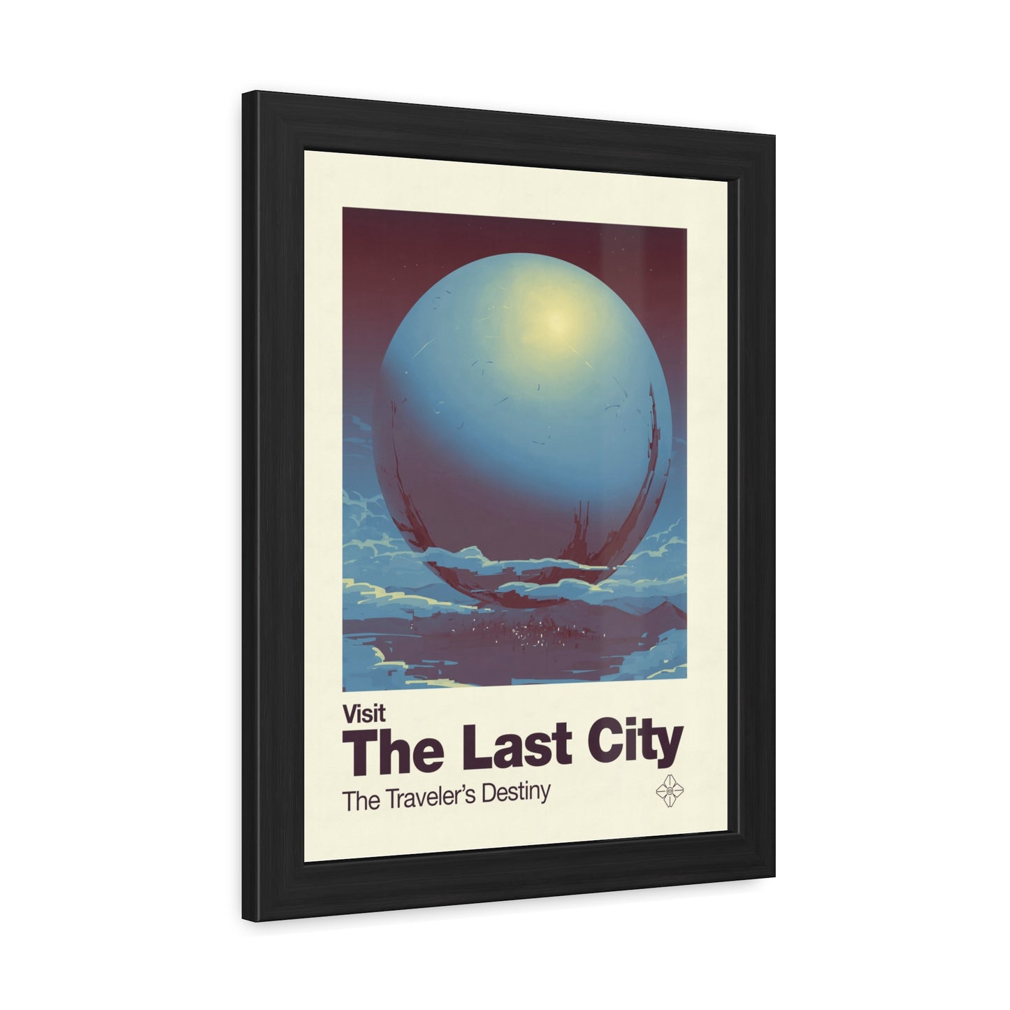 Visit The Last City Travel Poster (Framed)