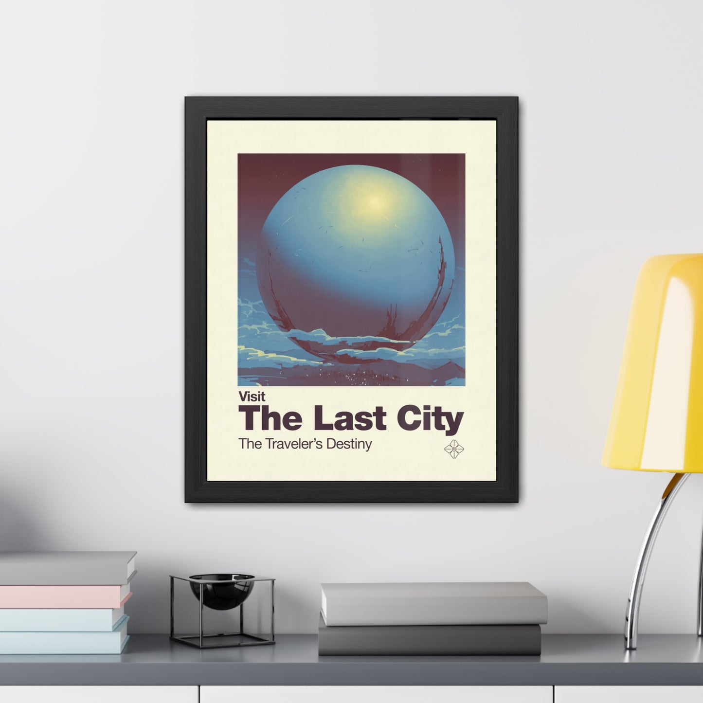 Visit The Last City Travel Poster (Framed)