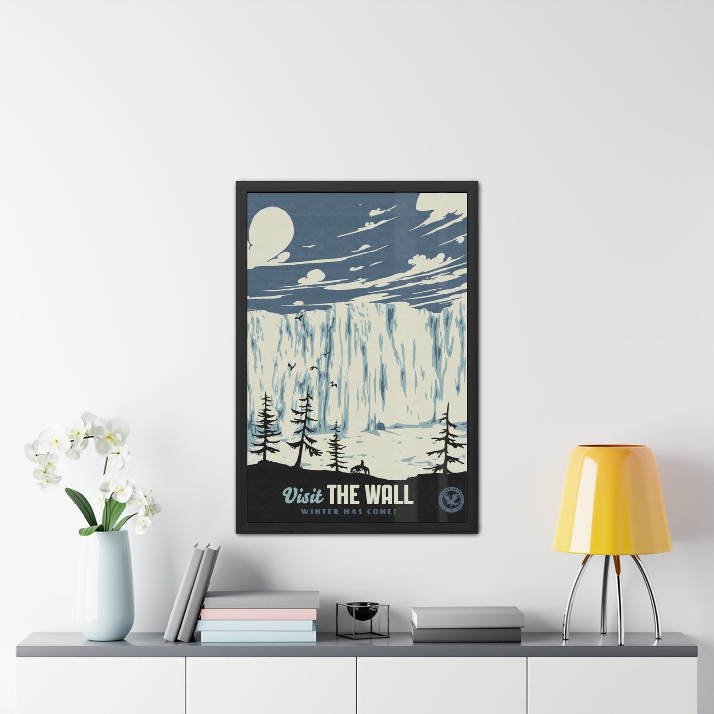Visit The Wall Travel Poster (Framed)