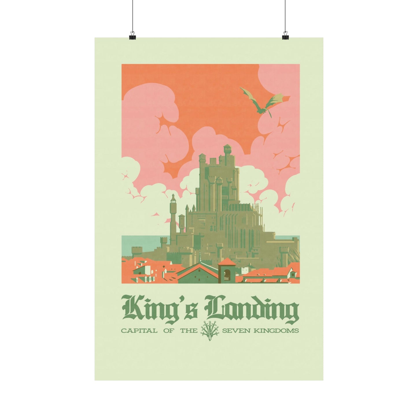 Visit Kings Landing Travel Poster