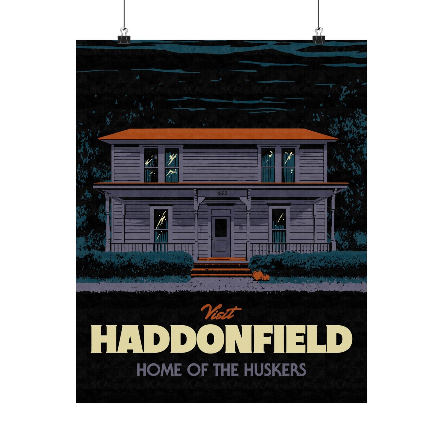 Visit Haddonfield Travel Poster