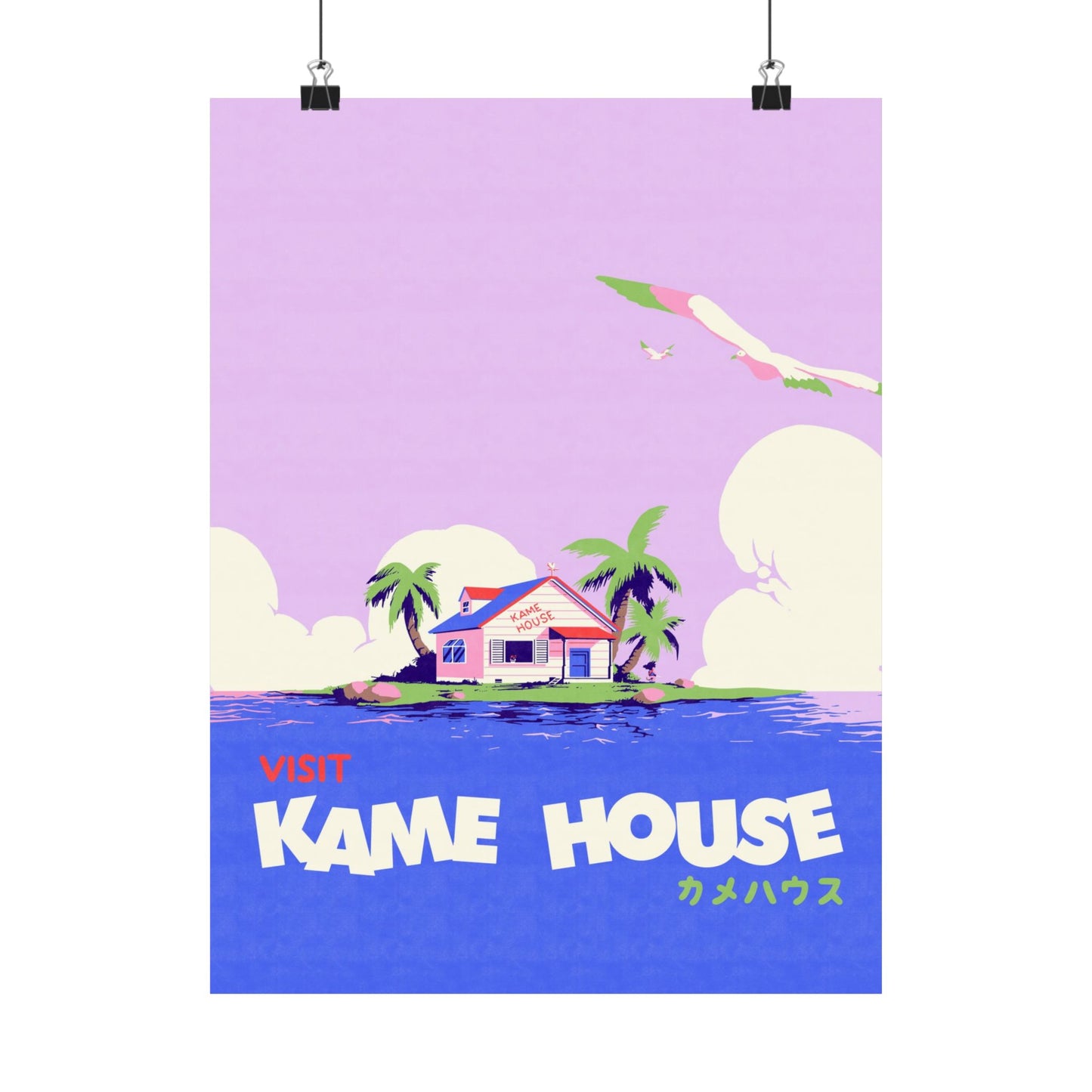 Visit Kame House Travel Poster