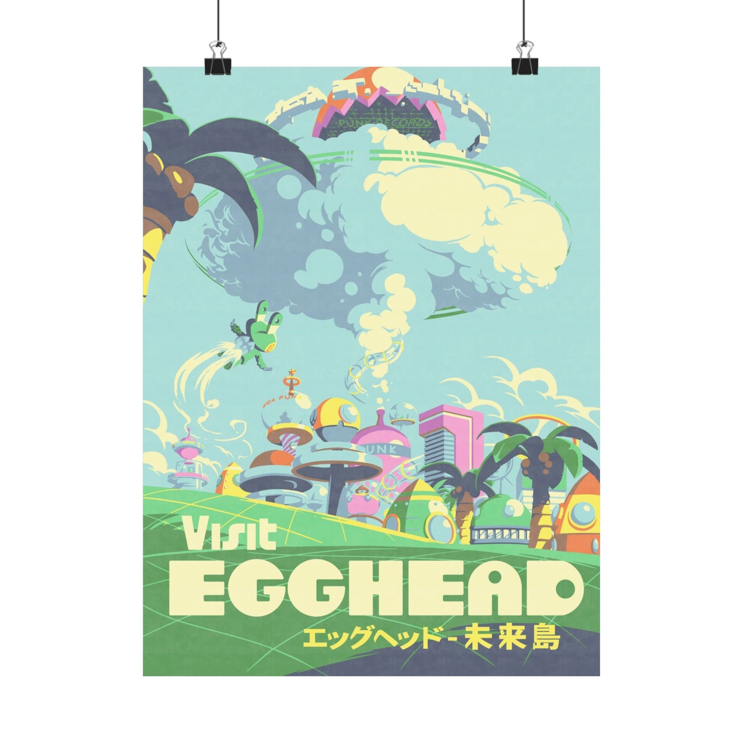 Visit Egghead Travel Poster