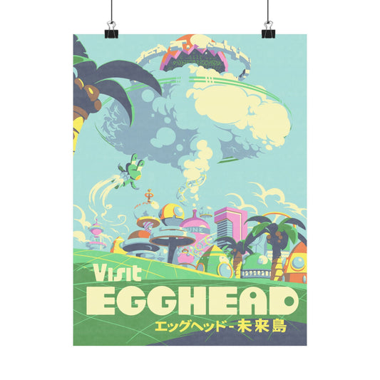 Visit Egghead Travel Poster