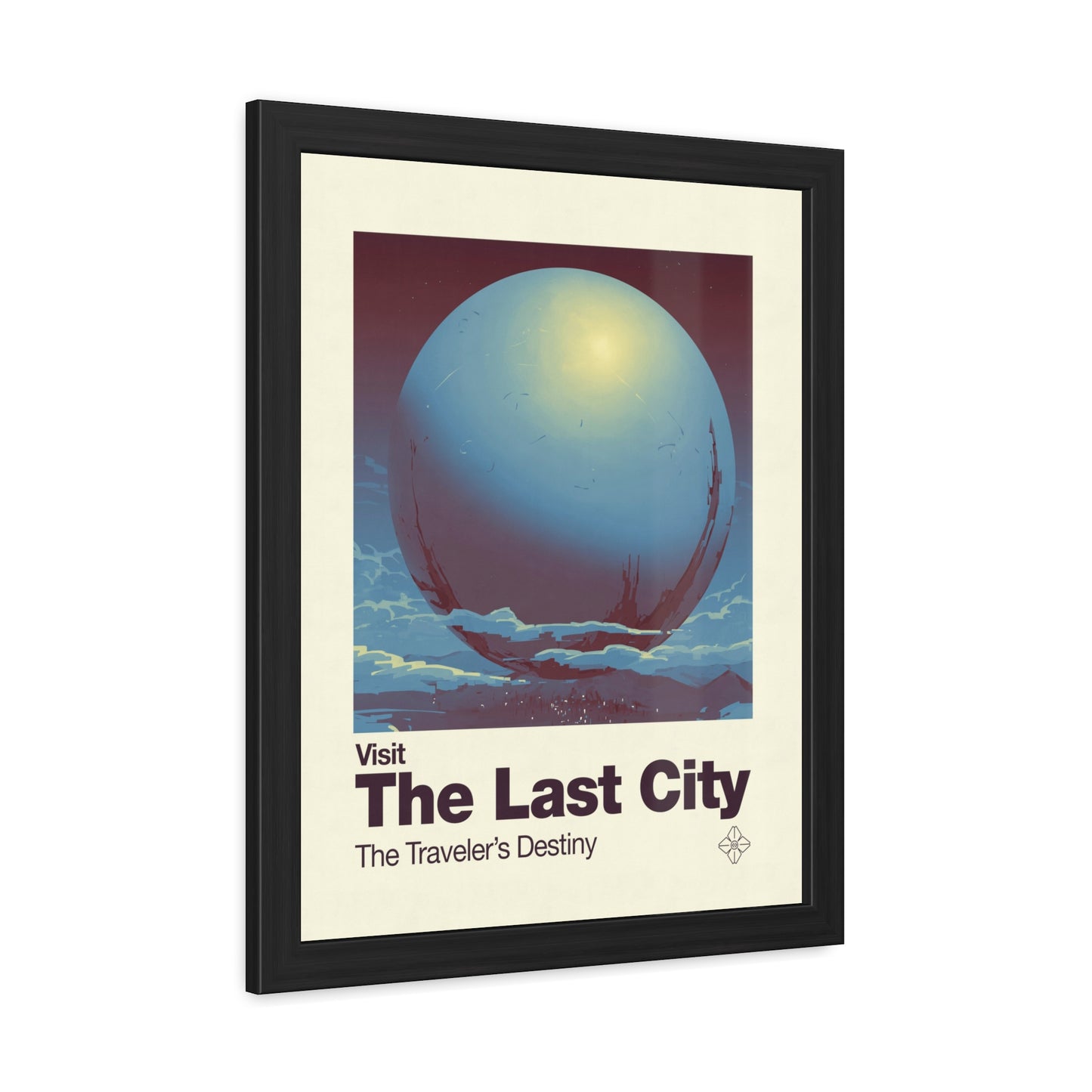 Visit The Last City Travel Poster (Framed)