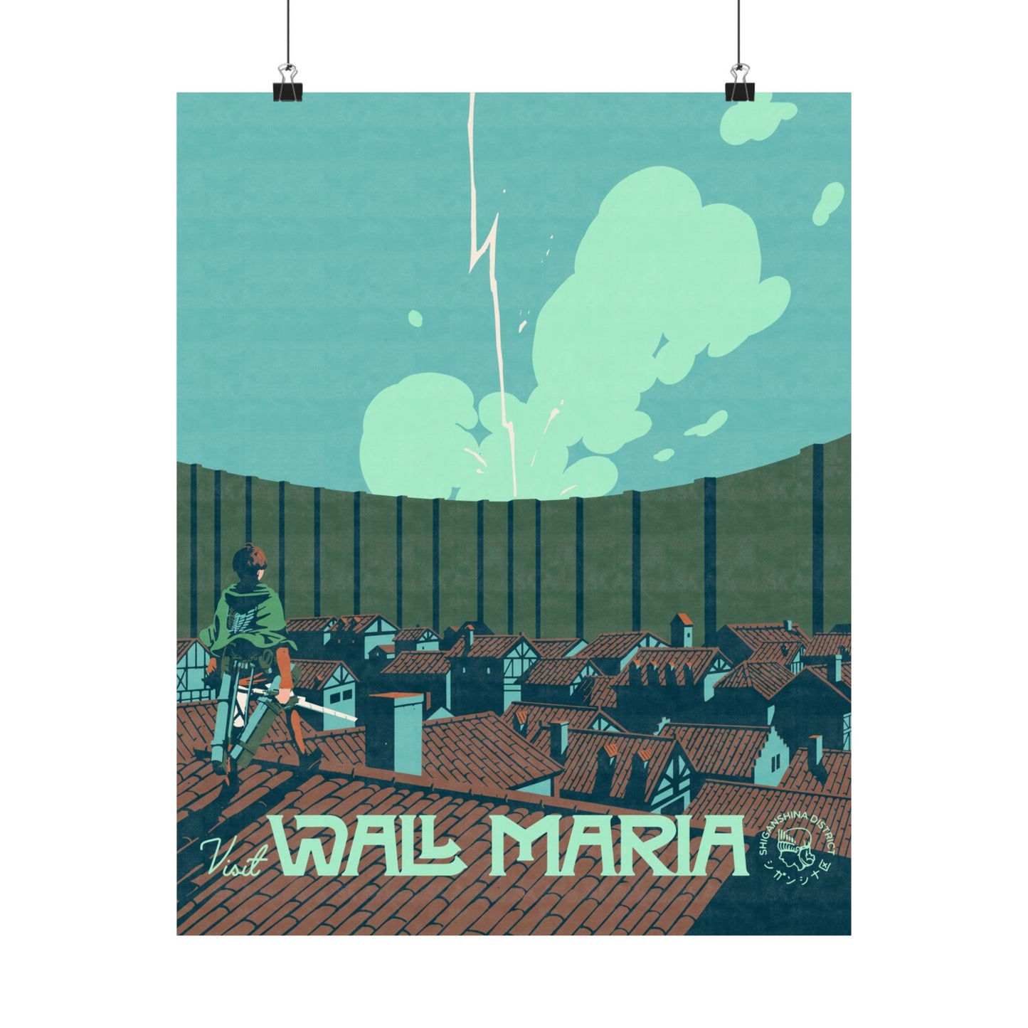 Visit Wall Maria Travel Poster