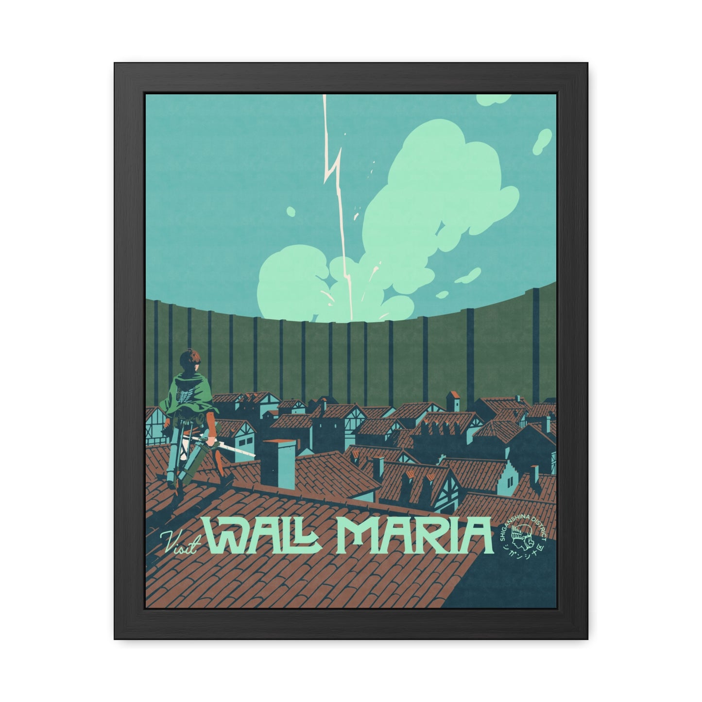 Visit Wall Maria Travel Poster (Framed)