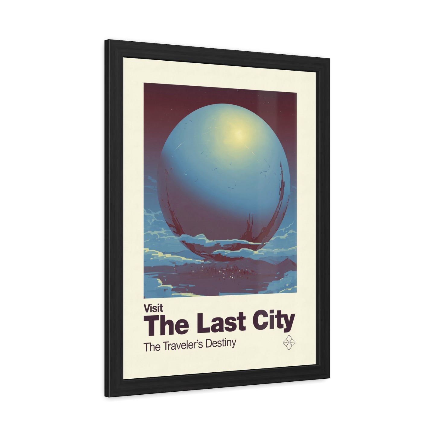 Visit The Last City Travel Poster (Framed)
