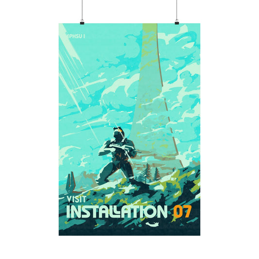 Visit Instalation 07 Travel Poster