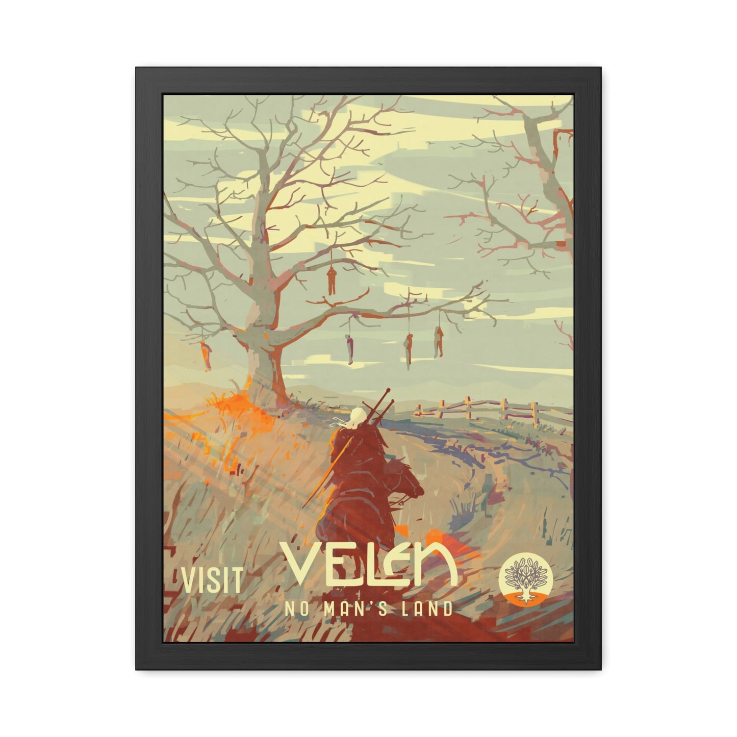 Visit Velen Travel Poster (Framed)
