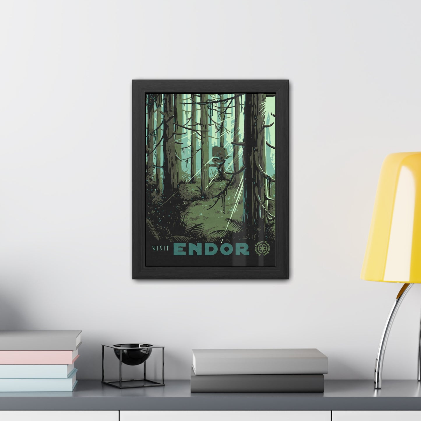 Visit Endor Travel Poster (Framed)