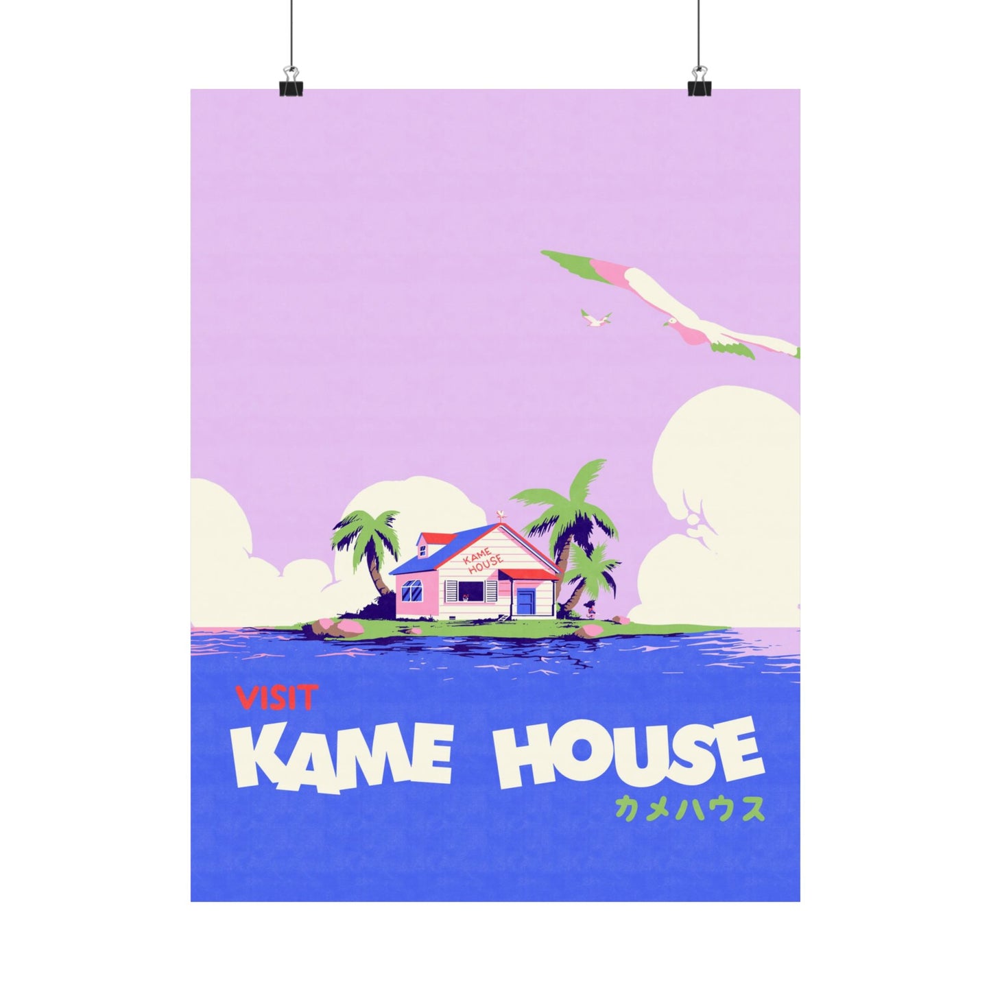 Visit Kame House Travel Poster