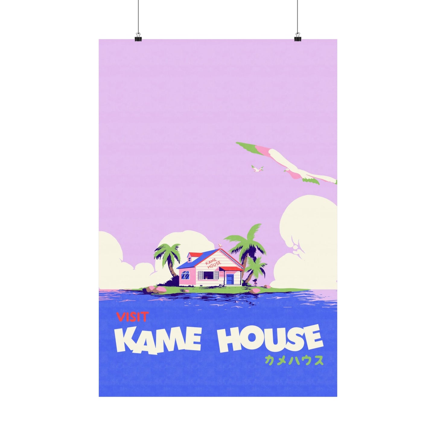 Visit Kame House Travel Poster