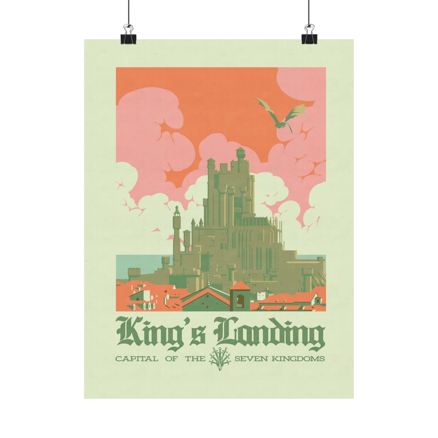 Visit Kings Landing Travel Poster
