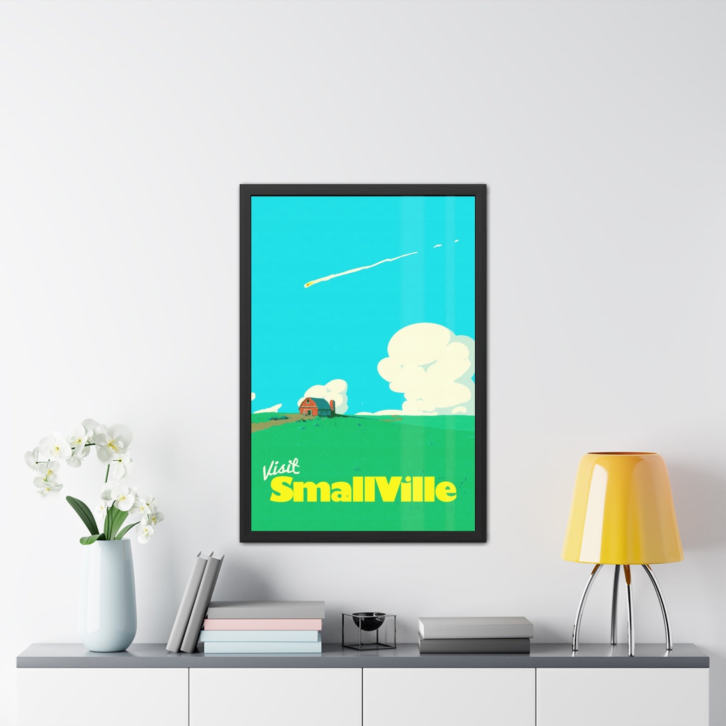 Visit Smallville Travel Poster (Framed)