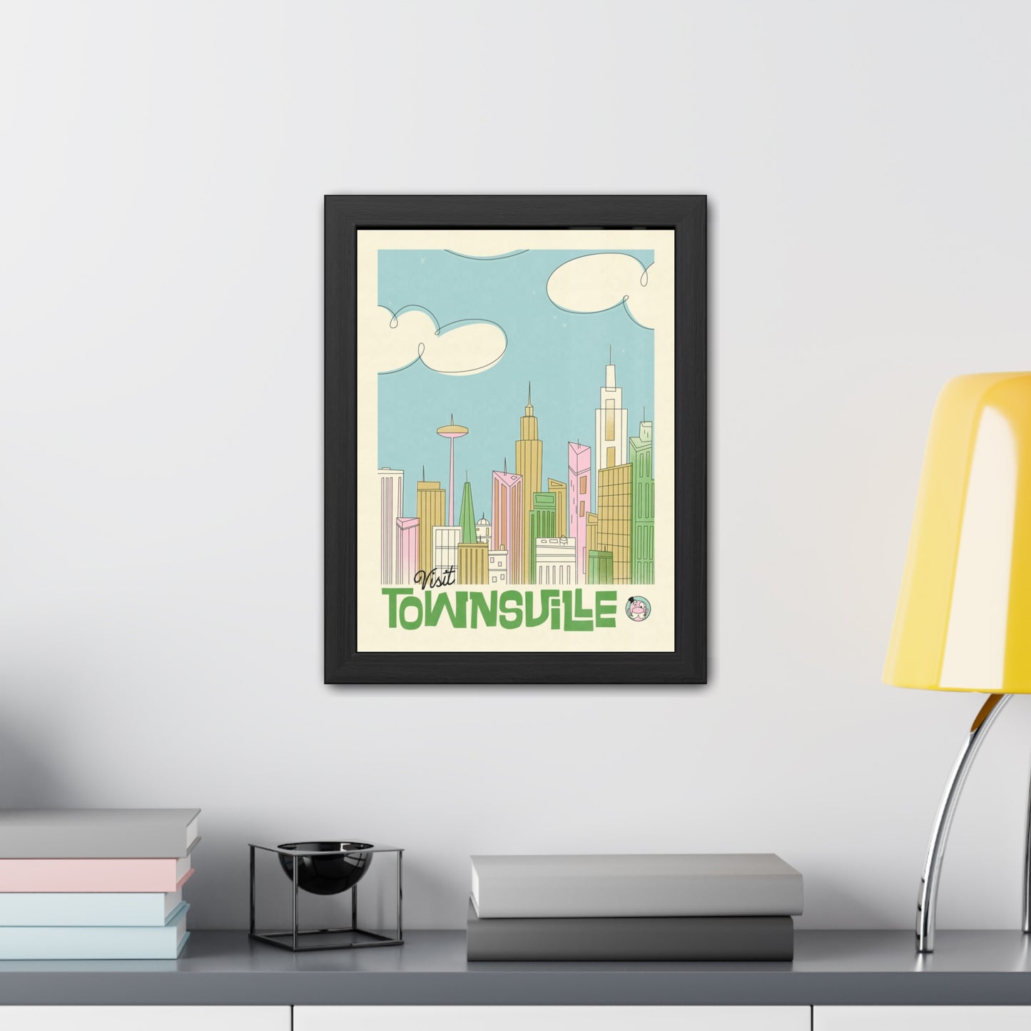 Visit Townsville Travel Poster (Framed)