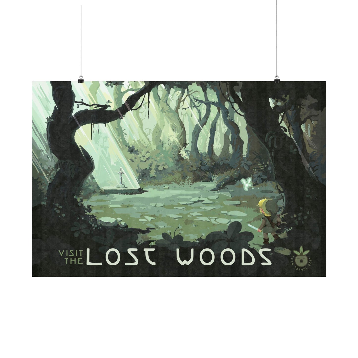 Visit Lost Woods Travel Poster
