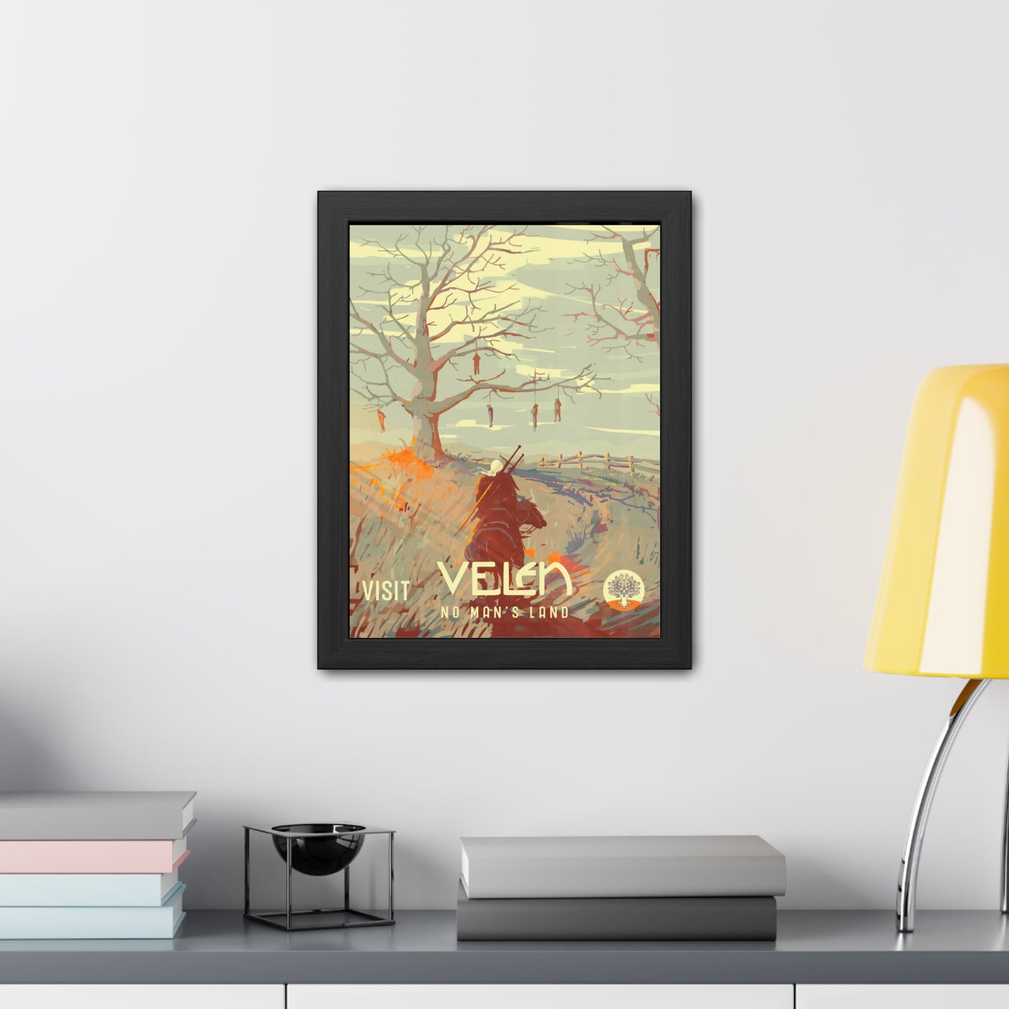 Visit Velen Travel Poster (Framed)