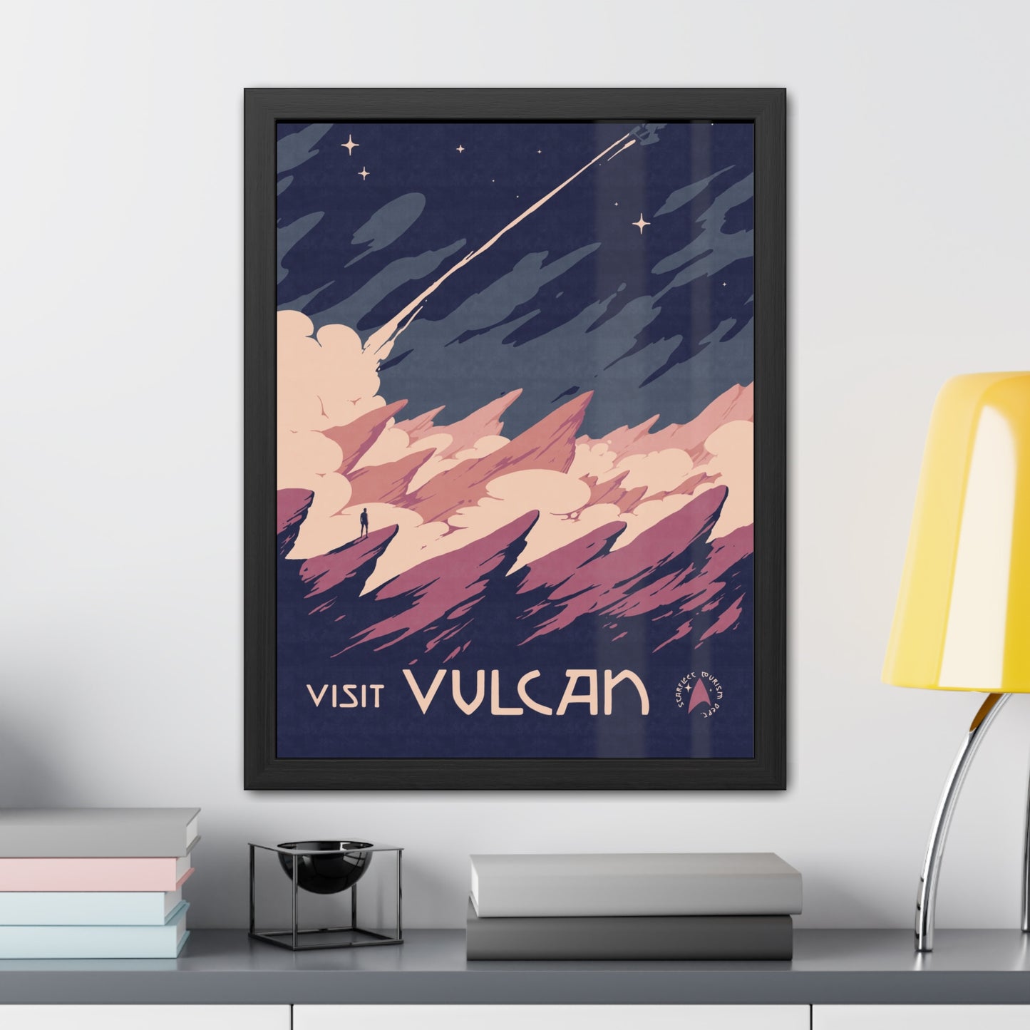 Visit Vulcan Travel Poster (Framed)