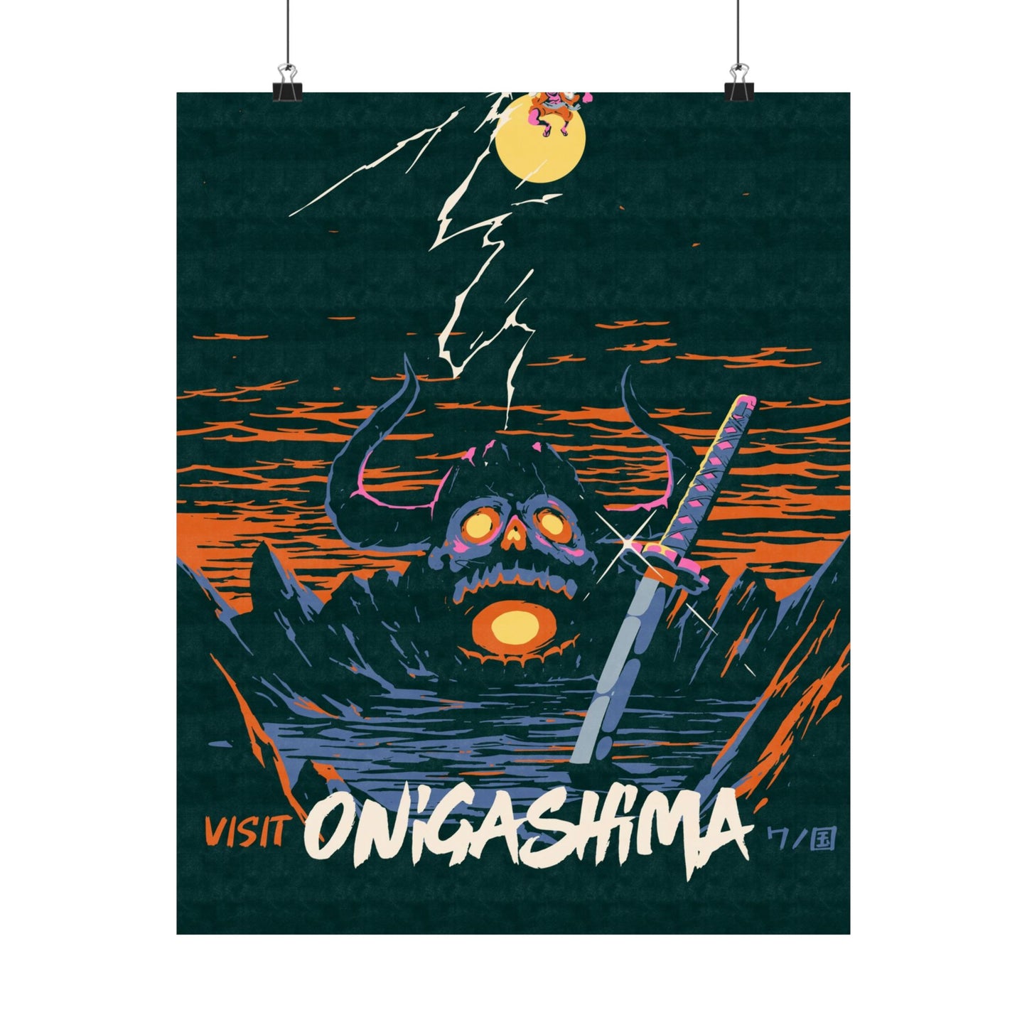 Visit Onigashima Travel Poster