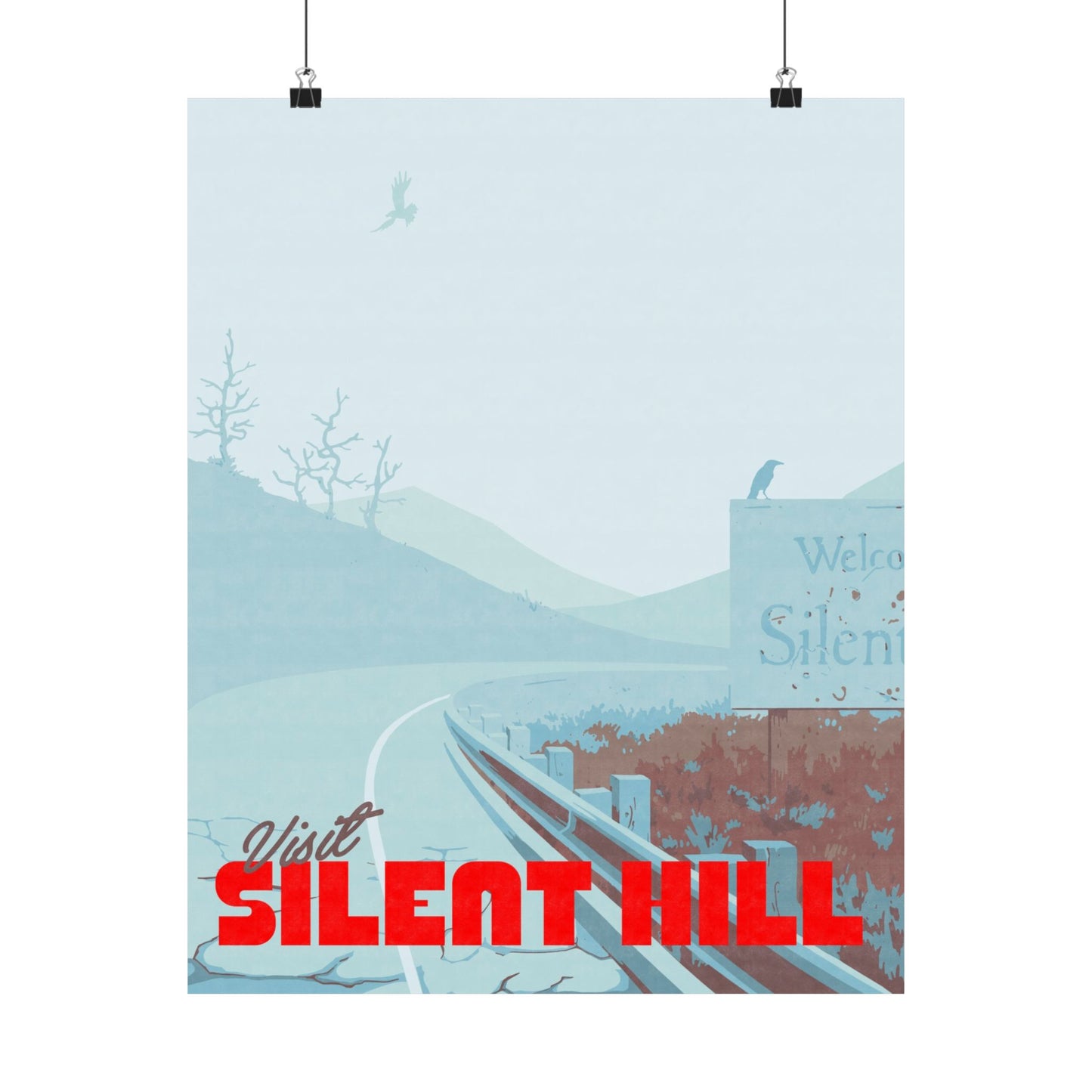 Visit Silent Hill Travel Poster