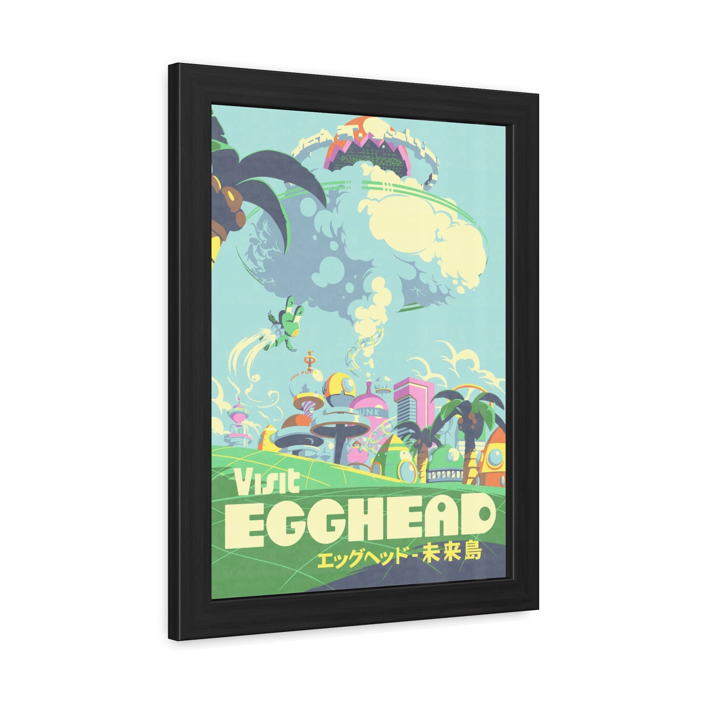 Visit Egghead Travel Poster (Framed)