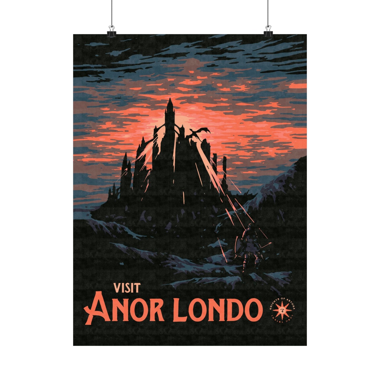 Visit Anor Londo Travel Poster