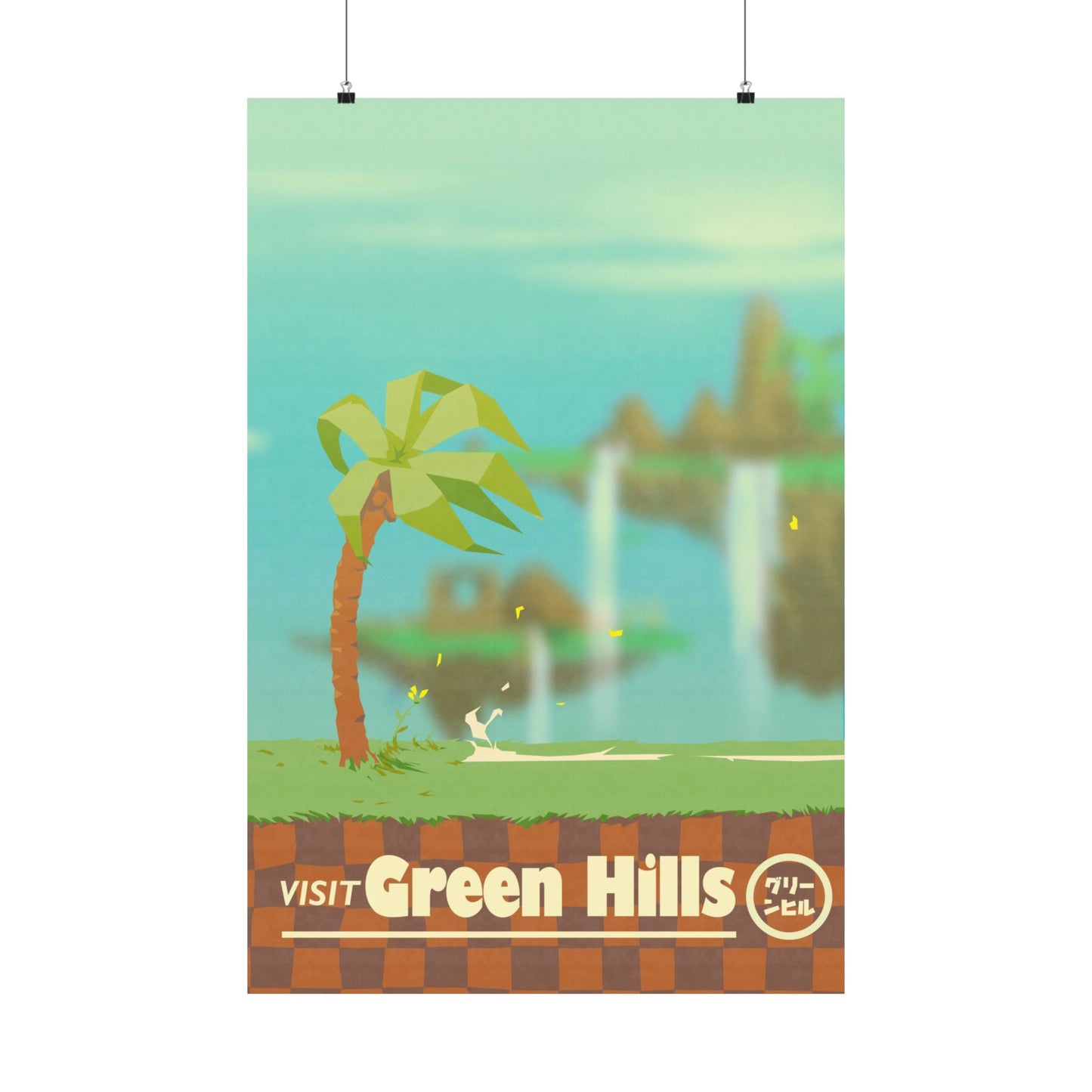 Visit Green Hills Travel Poster