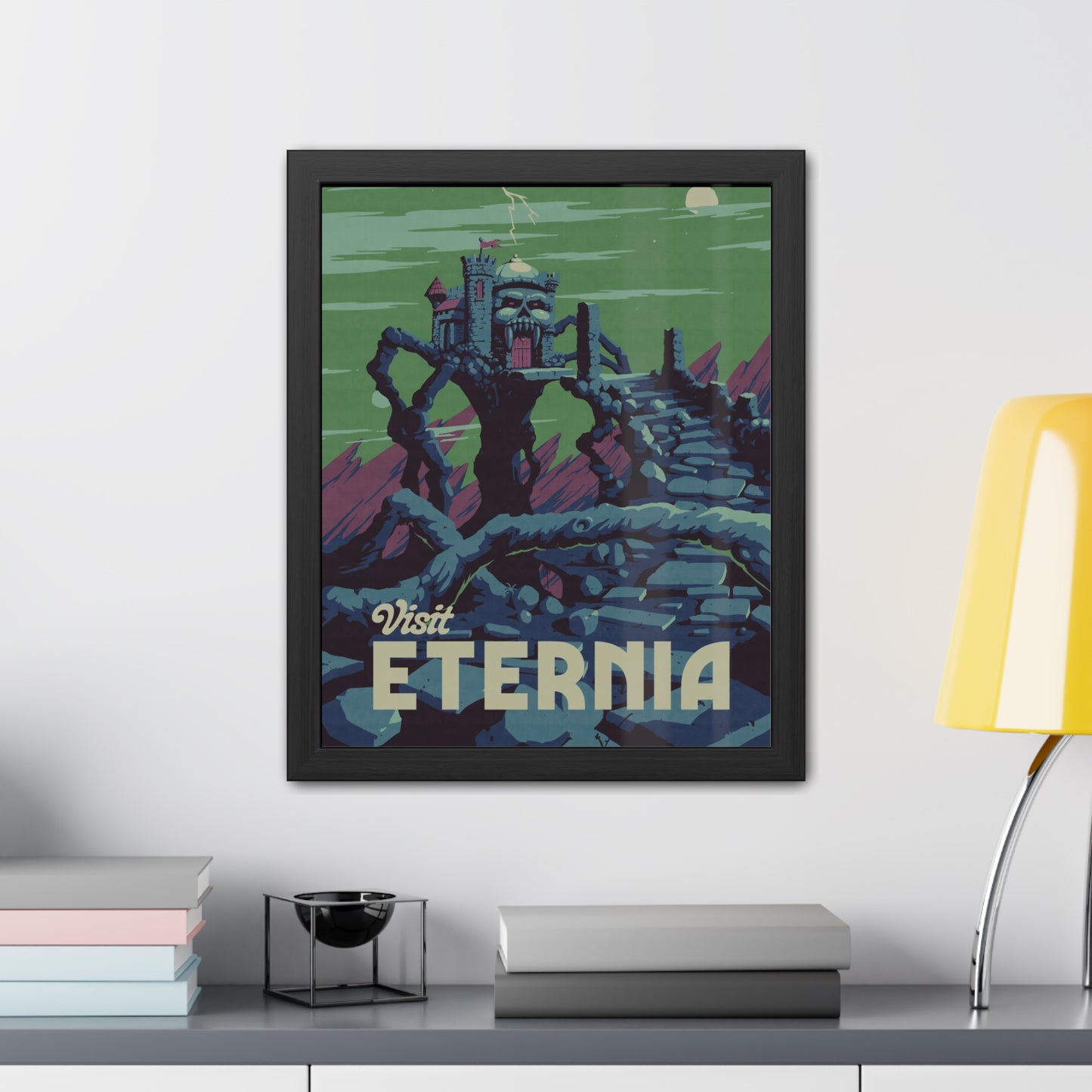Visit Eternia Travel Poster (Framed)