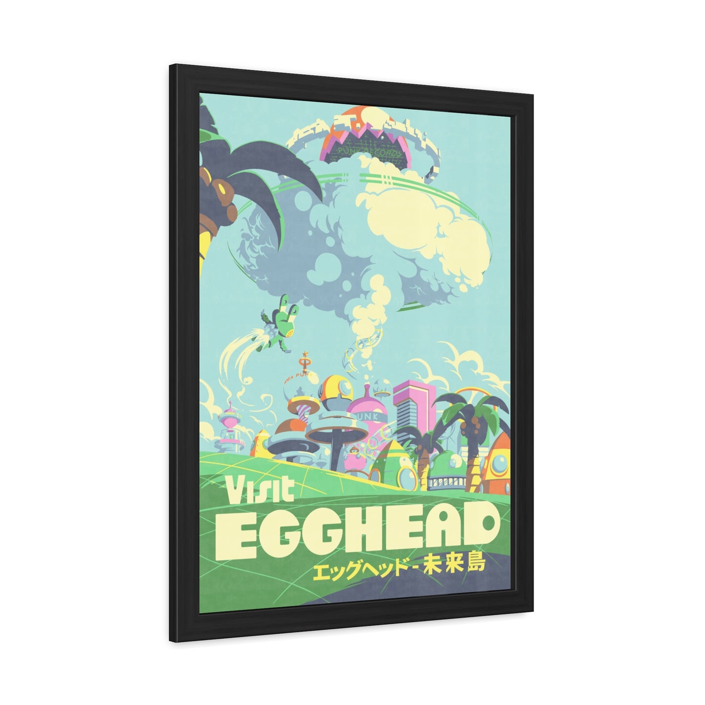Visit Egghead Travel Poster (Framed)