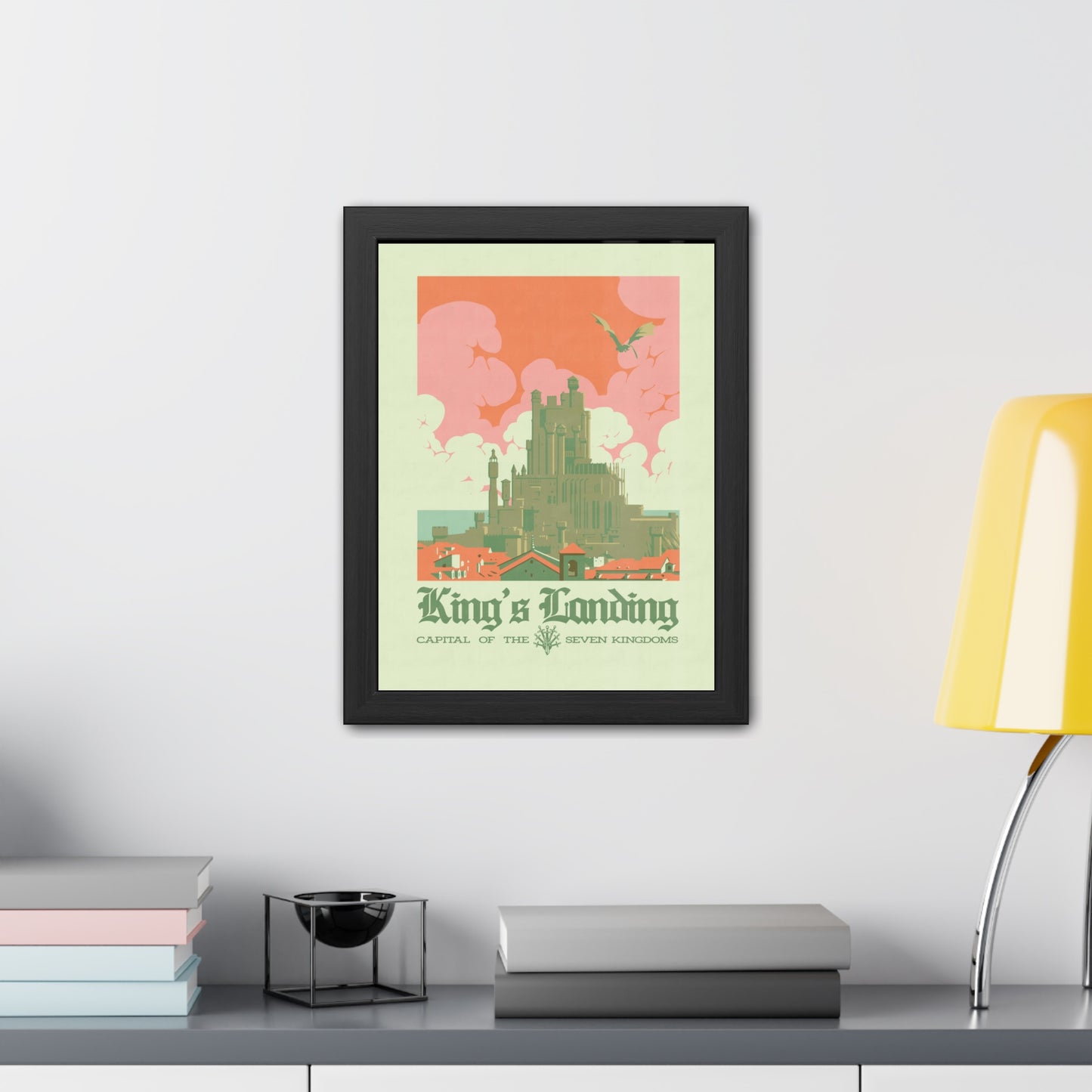 Visit Kings Landing Travel Poster (Framed)